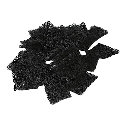 PENIKOKO 30 Stück Teiliges Wiederverwendbarer Haustier Trinkbrunnen Filter mit Stabilem Schnellem Filtrationseffekt PU Schwamm Wasserfilter für Klare Gereinigte Trinkwasserzufuhr von PENIKOKO