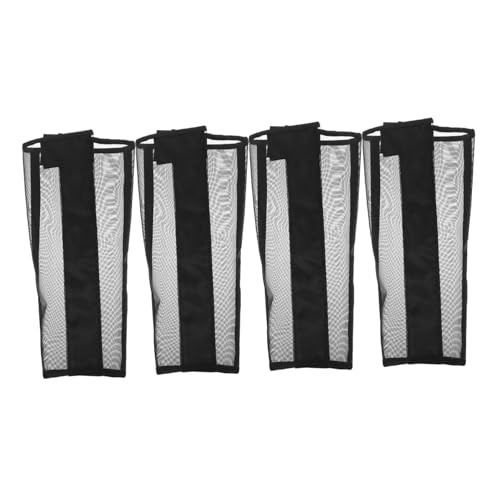 PENIKOKO 4 Stück Teiliges Atmungsaktive Pferde-Leggings mit Mesh Fliegenabweisende rutschfeste Pferdebeinbandagen für Sommer Schutz vor Insekten bei Outdoor-reiten und Weidehaltung von PENIKOKO
