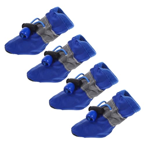 PENIKOKO 4Stücke Hundeschuhe für Kleine bis Mittelgroße wasserdichte rutschfeste Pfotenschutz Booties Optimaler Schutz und Abrasiven Oberflächen PENIKOKO 4Stücke Hundeschuhe für Kleine bis Mittelgroße wasserdichte rutschfeste Pfotenschutz Booties Optimaler Schutz und Abrasiven Oberflächen von PENIKOKO