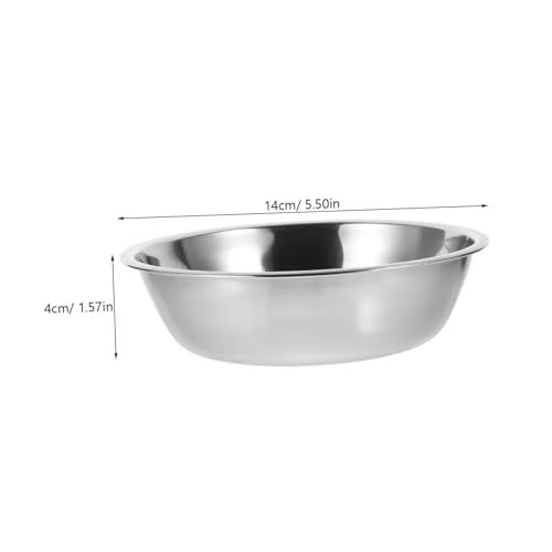 PENIKOKO 5 Stück Teiliges Haustier Napf rutschfest Wiederverwendbar Robust Glatte Oberfläche als Welpen Futter und Wassernapf Leicht zu Reinigen Langlebig Praktische Futterschalen für von PENIKOKO