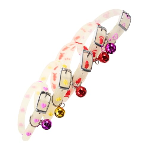 PENIKOKO 5Stücke Fluoreszierendes Haustierhalsband Teilig Verstellbar Für Katzen Sicher Bei Nacht Und Kompakt Für Outdoor Aktivitäten Und Verlust Schutz PENIKOKO 5Stücke Fluoreszierendes Haustierhalsband Teilig Verstellbar Für Katzen Sicher Bei Nacht Und Kompakt Für Outdoor Aktivitäten Und Verlust Schutz von PENIKOKO