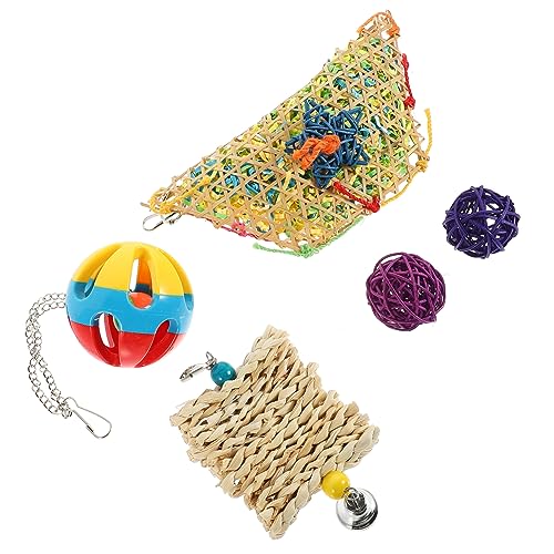 PENIKOKO 5stücke Hühner Spielzeug Für Papageien Kauspielzeug Futterball Und Webspielzeuge Für Hühner Und Vögel Verbessert Stimmung Und Gesundheit Zufällige Farbkonfiguration PENIKOKO 5stücke Hühner Spielzeug Für Papageien Kauspielzeug Futterball Und Webspielzeuge Für Hühner Und Vögel Verbessert Stimmung Und Gesundheit Zufällige Farbkonfiguration von PENIKOKO
