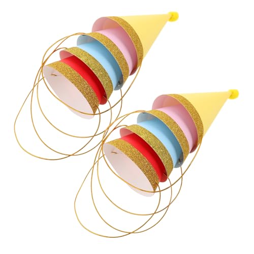 PENIKOKO 8 Stück Teiliges Haustier Geburtstagshüte für Kleine Hunde und Katzen Farbenfrohe Partyhüte mit Pompons für Feiern und Besondere Anlässe PENIKOKO 8 Stück Teiliges Haustier Geburtstagshüte für Kleine Hunde und Katzen Farbenfrohe Partyhüte mit Pompons für Feiern und Besondere Anlässe von PENIKOKO