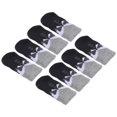 PENIKOKO 8 Stück Teiliges rutschfeste Warme Hundesocken aus Elastischem Polyester mit Pfotenschutz Rutsch Sohle für Kleine bis Große Hunde für Herbst und Winter Verbesserte Traktion PENIKOKO 8 Stück Teiliges rutschfeste Warme Hundesocken aus Elastischem Polyester mit Pfotenschutz Rutsch Sohle für Kleine bis Große Hunde für Herbst und Winter Verbesserte Traktion von PENIKOKO