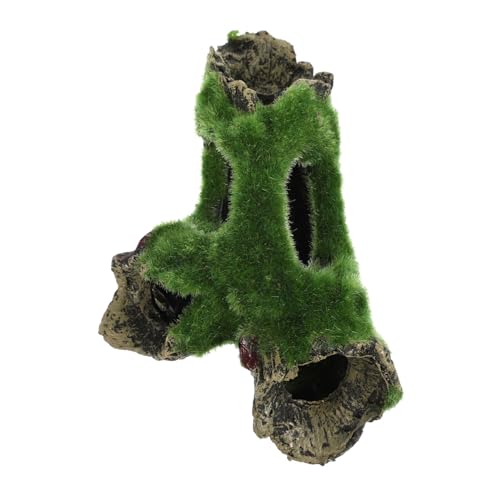 PENIKOKO Aquarium Resin Höhlenversteck Fisch Versteck Dekoration Baumhöhle Ornament für Aquarium Fischtank Natürliche Mooslandschaft Spielplatz Versteck für Welse und Garnelen PENIKOKO Aquarium Resin Höhlenversteck Fisch Versteck Dekoration Baumhöhle Ornament für Aquarium Fischtank Natürliche Mooslandschaft Spielplatz Versteck für Welse und Garnelen von PENIKOKO