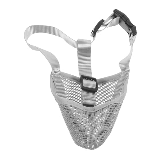 PENIKOKO Atmungsaktiver Maulkorb für Hunde Elastisches Mesh Design für Große Hunde Verhindert und Beißen Bequem und Langlebig für Outdoor Aktivitäten Geeignet von PENIKOKO