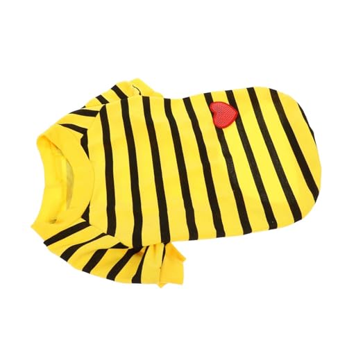 PENIKOKO Atmungsaktives Gestreiftes Hundeshirt aus Baumwolle für Kleine XL Outfit für Partys Reisen und Fotoshootings Sorgt für Einen Niedlichen und Attraktiven Look PENIKOKO Atmungsaktives Gestreiftes Hundeshirt aus Baumwolle für Kleine XL Outfit für Partys Reisen und Fotoshootings Sorgt für Einen Niedlichen und Attraktiven Look von PENIKOKO