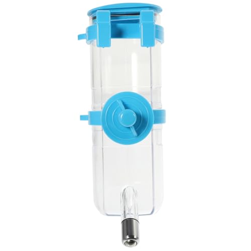 PENIKOKO Auslaufsichere Haustier Wasserflasche zum Hängen Praktischer Trinkspender für Katzen und Kleine Hunde Verhindert Nasswerden Tragbarer Wasserspender für Unterwegs und Zuhause von PENIKOKO