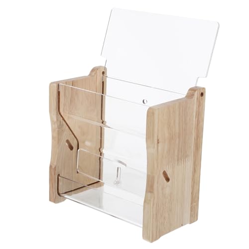 PENIKOKO Automatischer Futternapf für Papageien und Hühner Transparenter Futterspender mit Praktischem Futterbehälter Kleiner Futtertrog Platzsparendes Design für Vogel und Geflügelhaltung von PENIKOKO