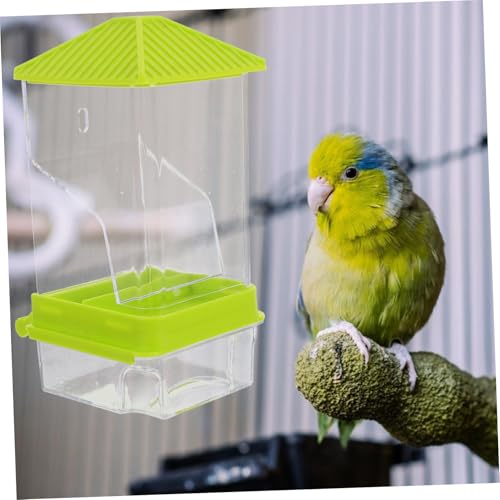 PENIKOKO Automatischer Vogelfutterspender mit Spritzschutz Robuster Kunststoff Futterbox für Vogelkäfige Großzügige Kapazität Selbstständige Fütterung für Wellensittiche Papageien und PENIKOKO Automatischer Vogelfutterspender mit Spritzschutz Robuster Kunststoff Futterbox für Vogelkäfige Großzügige Kapazität Selbstständige Fütterung für Wellensittiche Papageien und von PENIKOKO