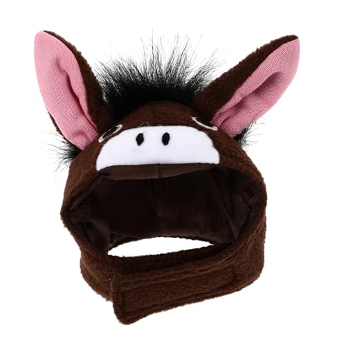 PENIKOKO Cosplay Kopfbedeckung für Haustiere Ohr Design Süße Tiermütze für Welpen und Katzen Waschbar für Kleine Wie Hamster von PENIKOKO