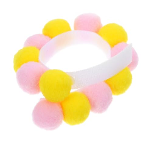 PENIKOKO DIY Verstellbares Haustierhalsband aus Plüsch mit Dekorativen Bällen für und Niedliches Komfortables und Modisches für Kleine und Mittelgroße Haustiere PENIKOKO DIY Verstellbares Haustierhalsband aus Plüsch mit Dekorativen Bällen für und Niedliches Komfortables und Modisches für Kleine und Mittelgroße Haustiere von PENIKOKO