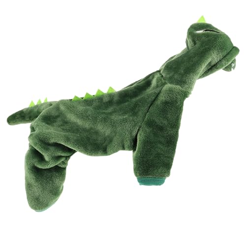 PENIKOKO Dinosaurier Hoodie für Hunde und Katzen Gemütlicher Dicker Haustiermantel Warme Winterkleidung für Kleine Hunde und Katzen für Kalte und Outdoor Aktivitäten von PENIKOKO