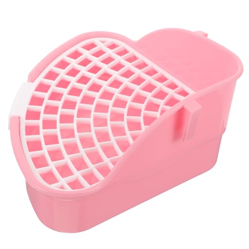 PENIKOKO Dreieckige Toilettenbox Für Kleintiere Sichere Und Langlebige Müllbox Für Katzen Und Hasen Spritzsicheres Design Lösung Für Ihre Haustier von PENIKOKO