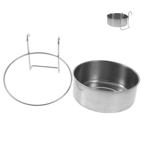PENIKOKO Edelstahl Hundenapf zum Aufhängen Kratzfest Rostfrei rutschfest Multifunktional für Futter und Wasser Leicht zu Reinigen Geeignet für Katzen und Kleine Hunde Praktisches Design von PENIKOKO