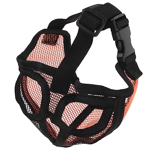 PENIKOKO Verstellbarer Maulkorb für Hunde Atmungsaktives Mesh Anti Beiß Maske für Hunde für Haustiere von PENIKOKO