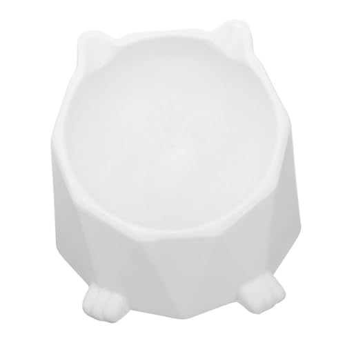 PENIKOKO Erhöhter Keramik Katzennapf mit Ergonomischem Design für Komfortableres Fressen rutschfest Langlebig und Sicher für Katzen und Kleine von PENIKOKO