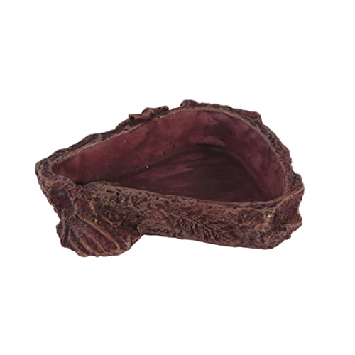 PENIKOKO Futternapf für Reptilien Fütterung Chamäleon Wassernapf für Reptilien Gecko-Essen Baum Snack schüssel Reptile Water Basin Fashionable Reptile Bowl Zuchtschale Essen Wasserschale von PENIKOKO