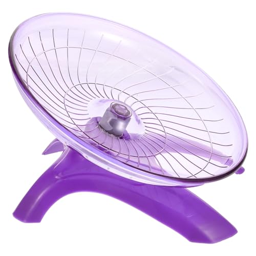 PENIKOKO Geräuscharmes Hamsterrad aus Langlebigem Gerbil Wheel für Kleine Nager Wie Hamster Rennmäuse Eichhörnchen und Igel Rutschfestes Laufrad Haustierspielzeug für Gesunde Bewegung von PENIKOKO