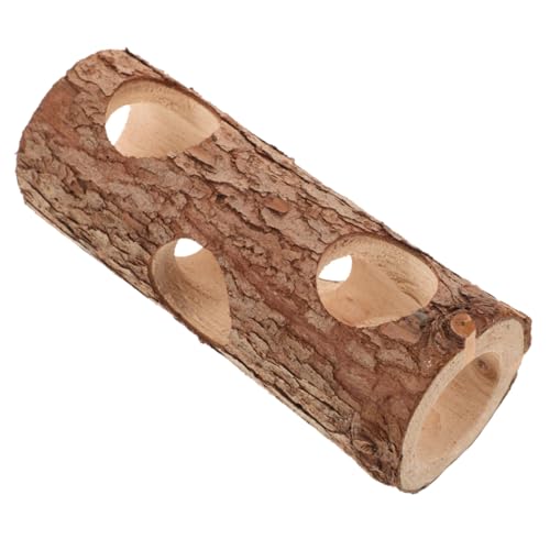 PENIKOKO Großer Hamster Tunnel aus Holz Multifunktionales Kauspielzeug für Kleintiere für Hamster Meerschweinchen und Fördert die Gesundheit Spielverhalten PENIKOKO Großer Hamster Tunnel aus Holz Multifunktionales Kauspielzeug für Kleintiere für Hamster Meerschweinchen und Fördert die Gesundheit Spielverhalten von PENIKOKO