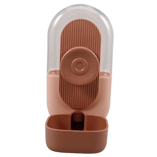 PENIKOKO Hängender Haustier Wasserspender für Welpen Automatischer Futter und Wasserspender Auslaufsicherer Leichter und Praktischer Trinkbehälter für Kleine Haustiere Transparente von PENIKOKO