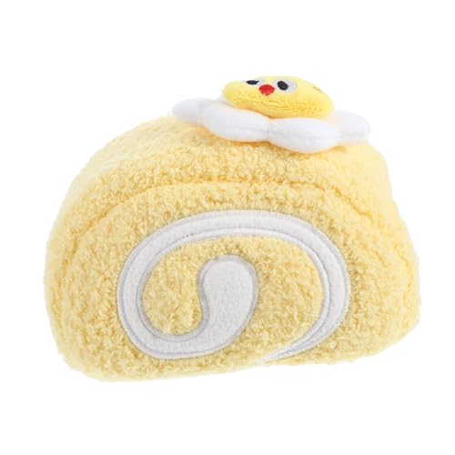 PENIKOKO Hamster Baumwollnest Hamsterhäuser verstecke Hamsterversteck Cartoon Hamster Nest Hamsterschlafbetten Kleine Tierplüsch -Bettmatte Hamster verbirgt Sich Hamsterhaus Baumwolle Gelb von PENIKOKO
