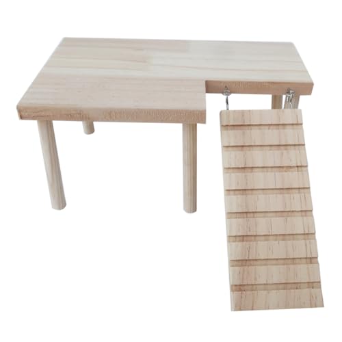 PENIKOKO Hamster Holzleiter Kletterspielzeug aus Langlebigem Beißfestem Holz mit Plattform Natürliche Kaufläche für Mäuse Rennmäuse und Chinchillas Kleintier zur Beschäftigung im Käfig PENIKOKO Hamster Holzleiter Kletterspielzeug aus Langlebigem Beißfestem Holz mit Plattform Natürliche Kaufläche für Mäuse Rennmäuse und Chinchillas Kleintier zur Beschäftigung im Käfig von PENIKOKO
