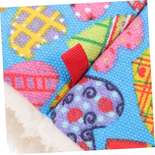 PENIKOKO Hamster Kuscheltunnel Hängematte Weiches Versteckspielzeug für Kleintiere Ferret Cage Accessories mit Atmungsaktivem Material und Dickem als Haustier Nest und Verstecktunnel von PENIKOKO
