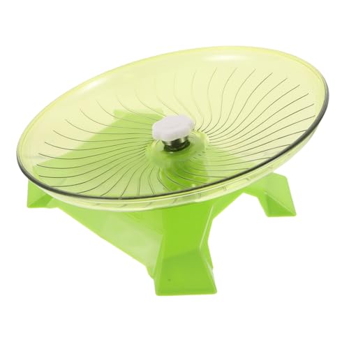 PENIKOKO Hamster Laufrad Fliegende Untertasse Leises Spinner Laufrad für Kleine Tiere Wie Hamster Mäuse Chinchillas Geräuscharmes Hamsterlaufgerät für Aktives Haustiertraining von PENIKOKO