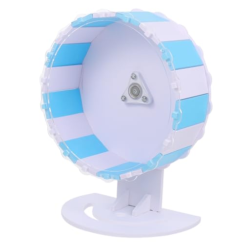 PENIKOKO Hamster Laufrad mit Ständer Kleintier Trainingsrad Langlebig Robust für Gerbil Mäuse Igel Geeignet Haustier Activity Wheel Fitness von PENIKOKO