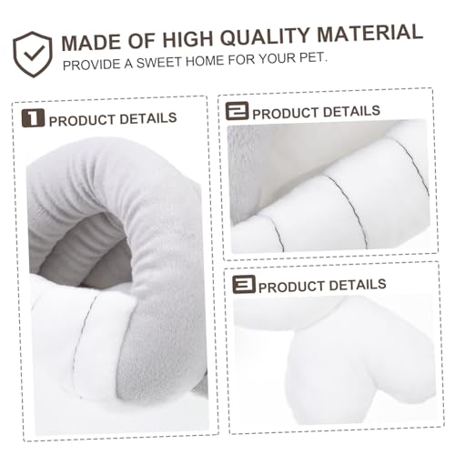 PENIKOKO Hamster Nest Warmes Weiches Kleintier Schlafplatz Kuscheliges Winterbett für Hamster Eichhörnchen und Mäuse Beißfestes und Langlebiges Käfigzubehör PENIKOKO Hamster Nest Warmes Weiches Kleintier Schlafplatz Kuscheliges Winterbett für Hamster Eichhörnchen und Mäuse Beißfestes und Langlebiges Käfigzubehör von PENIKOKO