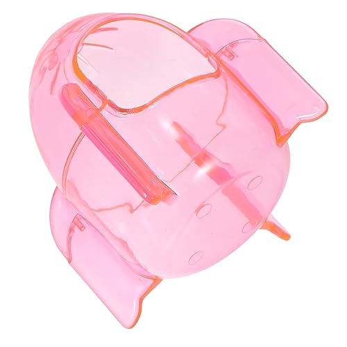 PENIKOKO Hamster Toilette für Kleine Haustiere Transparente Sand Badebox Meerschweinchen Versteck Platzsparend Bad für Hamster und Ratten Praktische Haustierpflege Gesundes von PENIKOKO