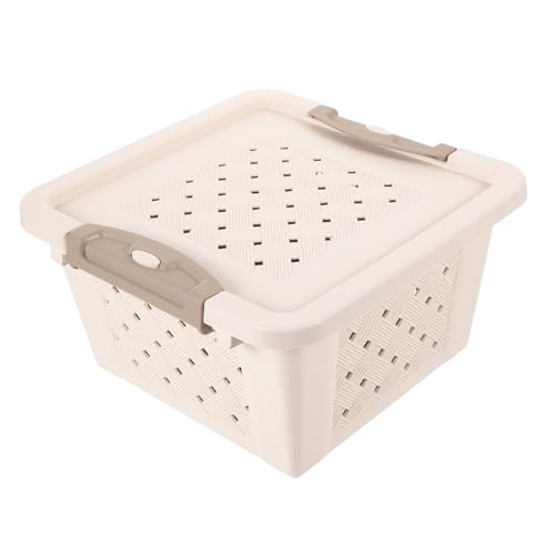 PENIKOKO Hamster Transportbox Kunststoff Atmungsaktiv mit Lüftungsschlitzen Kleine Haustier Tragebox für Meerschweinchen und Hamster Stabile Aufbewahrungsbox für Reisen und Ausflüge von PENIKOKO