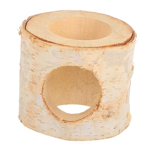 PENIKOKO Hamster Tunnel aus Natürlichem Birkenholz Versteckspielzeug für Zwerghamster Mäuse Meerschweinchen Kleintiere Langlebiger Rückzugsort und Klettertunnel für Käfig und Spielspaß PENIKOKO Hamster Tunnel aus Natürlichem Birkenholz Versteckspielzeug für Zwerghamster Mäuse Meerschweinchen Kleintiere Langlebiger Rückzugsort und Klettertunnel für Käfig und Spielspaß von PENIKOKO