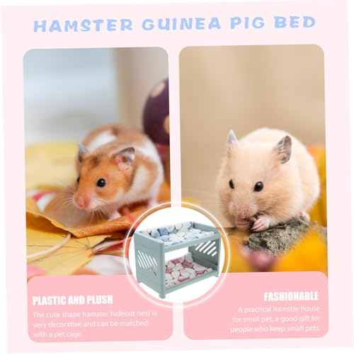 PENIKOKO Hamster Versteck Haus mit Decke Praktisches Kaninchenbett und Meerschweinchen Kuschelnest Abnehmbares Pad Wetterfestes Kleintierbett für Igel Chinchilla und Kleine Zufällige Farbe PENIKOKO Hamster Versteck Haus mit Decke Praktisches Kaninchenbett und Meerschweinchen Kuschelnest Abnehmbares Pad Wetterfestes Kleintierbett für Igel Chinchilla und Kleine Zufällige Farbe von PENIKOKO