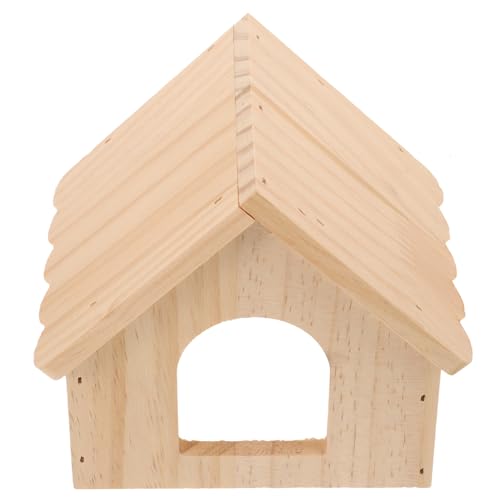 PENIKOKO Hamster Versteck Holzhaus Kleintier Rückzugsort Hölzernes Schlafhaus für Zwerghamster Meerschweinchen Zubehör Natürliche Sichere Langlebige Hamsterkabine PENIKOKO Hamster Versteck Holzhaus Kleintier Rückzugsort Hölzernes Schlafhaus für Zwerghamster Meerschweinchen Zubehör Natürliche Sichere Langlebige Hamsterkabine von PENIKOKO