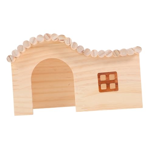 PENIKOKO Hamster Versteck aus Naturholz Kleines Haus für Hamster und Igel Multifunktionales Versteck zum Schlafen und Bewegen Dekoratives und Sicheres Rückzugsort für Kleintiere PENIKOKO Hamster Versteck aus Naturholz Kleines Haus für Hamster und Igel Multifunktionales Versteck zum Schlafen und Bewegen Dekoratives und Sicheres Rückzugsort für Kleintiere von PENIKOKO