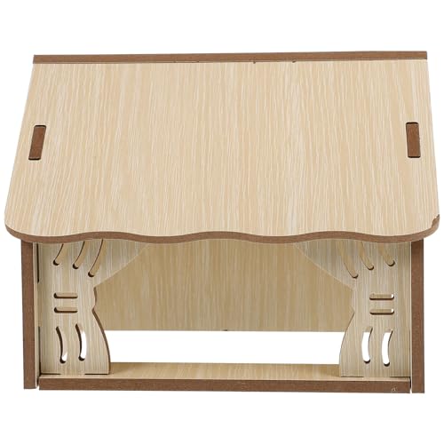 PENIKOKO Hamsterhaus aus Holz mit Breiter Spielfläche Vielseitiges Versteck und Schlafhaus für Zwerghamster und Meerschweinchen DIY Design für Kleintiere für Training und Beschäftigung PENIKOKO Hamsterhaus aus Holz mit Breiter Spielfläche Vielseitiges Versteck und Schlafhaus für Zwerghamster und Meerschweinchen DIY Design für Kleintiere für Training und Beschäftigung von PENIKOKO