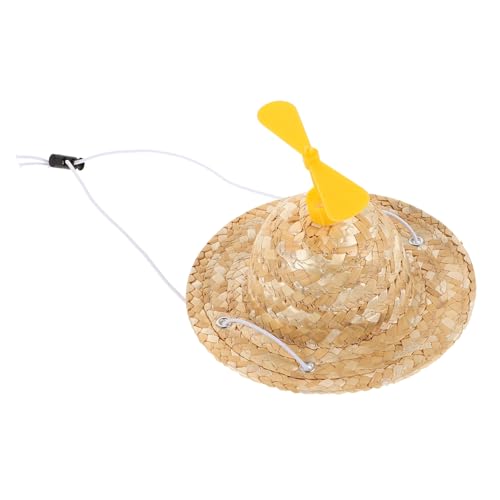 PENIKOKO Haustier Sonnenhut mit Verstellbarem Riemen und Lustigem Propeller für Kleine und Katzen Stylischer Ganzjähriger Sonnenschutz für Haustier Cosplay und Uv Schutz PENIKOKO Haustier Sonnenhut mit Verstellbarem Riemen und Lustigem Propeller für Kleine und Katzen Stylischer Ganzjähriger Sonnenschutz für Haustier Cosplay und Uv Schutz von PENIKOKO