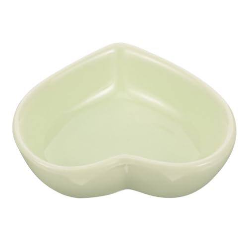PENIKOKO Herzförmige Keramikschale für Kleintiere Rutschfester Futternapf für Hamster und Chinchillas Futter und Wasserschale für Haustiere Grünes Design für Angenehme Futtererfahrung PENIKOKO Herzförmige Keramikschale für Kleintiere Rutschfester Futternapf für Hamster und Chinchillas Futter und Wasserschale für Haustiere Grünes Design für Angenehme Futtererfahrung von PENIKOKO