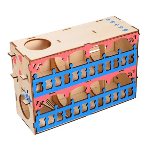 PENIKOKO Holz Hamster Labyrinth Langlebiger Haustier Tunnel zur Beschäftigung Sicheres Kleines Tier Trainingshaus für Hamster Ratten und Kleine Nager Spaßiges Aktivitätslabyrinth PENIKOKO Holz Hamster Labyrinth Langlebiger Haustier Tunnel zur Beschäftigung Sicheres Kleines Tier Trainingshaus für Hamster Ratten und Kleine Nager Spaßiges Aktivitätslabyrinth von PENIKOKO