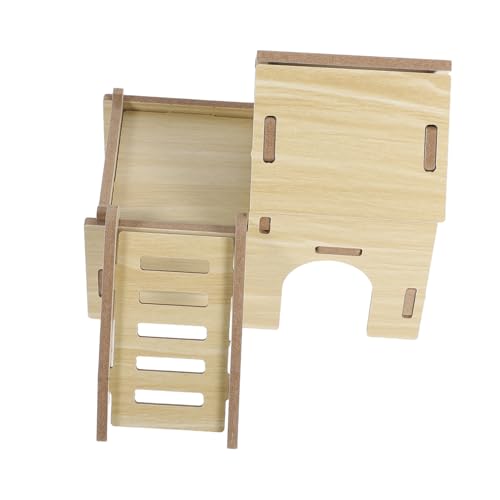 PENIKOKO Holz Hamsterhaus Versteck für Zwerghamster Kleintiere Häuschen Platzsparend und Dekorativ Sicherer Rückzugsort für Käfig Geeignet für Goldhamster und Kleine Haustiere PENIKOKO Holz Hamsterhaus Versteck für Zwerghamster Kleintiere Häuschen Platzsparend und Dekorativ Sicherer Rückzugsort für Käfig Geeignet für Goldhamster und Kleine Haustiere von PENIKOKO