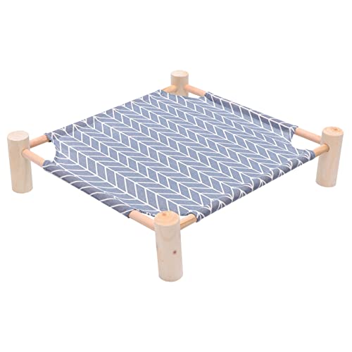 PENIKOKO Holz Pet House mit Abnehmbarem Waschbarem Schlafbett Atmungsaktivem Baumwoll Leinenstoff Stabilem Kiefernholzrahmen Langlebig und Komfortabel Geeignet für Hunde und Katzen PENIKOKO Holz Pet House mit Abnehmbarem Waschbarem Schlafbett Atmungsaktivem Baumwoll Leinenstoff Stabilem Kiefernholzrahmen Langlebig und Komfortabel Geeignet für Hunde und Katzen von PENIKOKO