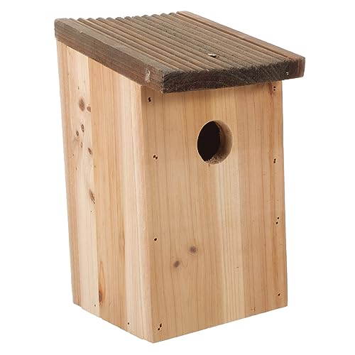PENIKOKO Holz Vogelhaus für Nistkasten Natürliche Vogelbrutstätte für Kleinvögel und Langlebiges Design für Garten und Balkon PENIKOKO Holz Vogelhaus für Nistkasten Natürliche Vogelbrutstätte für Kleinvögel und Langlebiges Design für Garten und Balkon von PENIKOKO