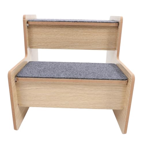 PENIKOKO Holz hundetreppe für Kleine Hunde Tragbare rutschfeste Haustiertreppe mit Stabilem Rahmen Weicher Oberfläche Geeignet für Sofa und Bett Leicht zu Reinigen und Sicher für Hunde und PENIKOKO Holz hundetreppe für Kleine Hunde Tragbare rutschfeste Haustiertreppe mit Stabilem Rahmen Weicher Oberfläche Geeignet für Sofa und Bett Leicht zu Reinigen und Sicher für Hunde und von PENIKOKO