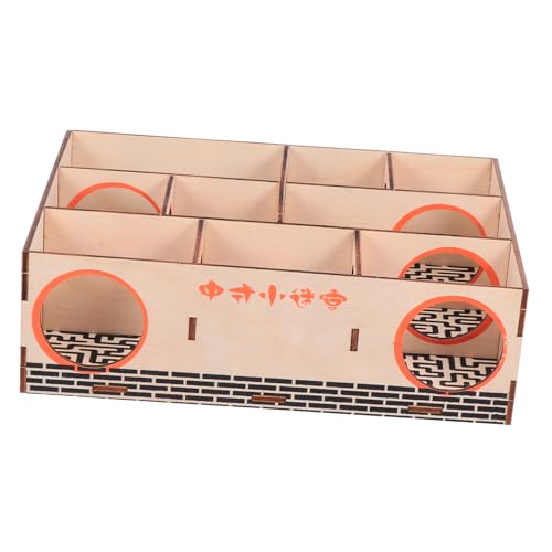 PENIKOKO Holzlabyrinth Tunnel für Kleine Haustiere Hamster Sportspielzeug aus Robustem Holz Unterhaltsames Aktivitätsspiel für Mäuse Fördert Bewegung und Gesunde Beschäftigung PENIKOKO Holzlabyrinth Tunnel für Kleine Haustiere Hamster Sportspielzeug aus Robustem Holz Unterhaltsames Aktivitätsspiel für Mäuse Fördert Bewegung und Gesunde Beschäftigung von PENIKOKO
