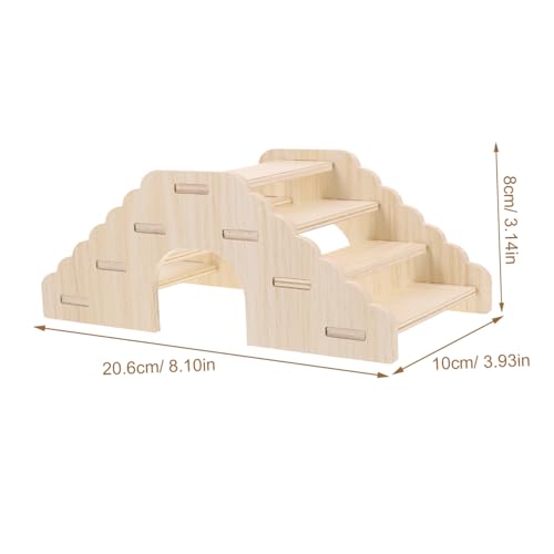 PENIKOKO Holzleiter für Hamster aus Natürlichem Holz Stabile Kletterbrücke für Kleintiere Rutschfestes für Hamster Rennmäuse und Zwerghamster Platzsparend und Langlebig PENIKOKO Holzleiter für Hamster aus Natürlichem Holz Stabile Kletterbrücke für Kleintiere Rutschfestes für Hamster Rennmäuse und Zwerghamster Platzsparend und Langlebig von PENIKOKO