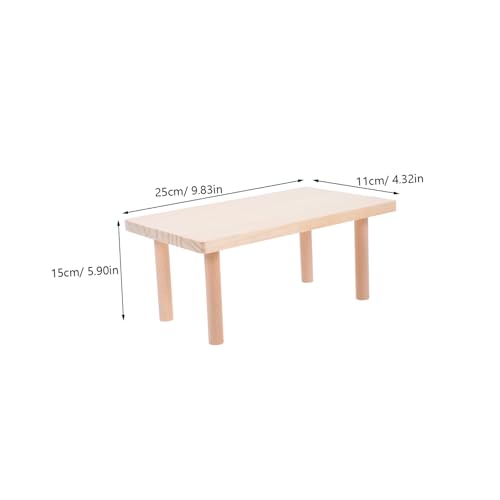 PENIKOKO Holzplattform für Hamster Käfig Natürliche zweite Ebene Kletterspielzeug stabile Holzplattform für Kleintiere Beißfest Spaßiges Haustierzubehör von PENIKOKO