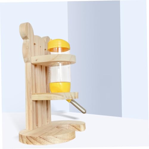 PENIKOKO Holzständer für Hamster Trinkflasche Verstellbar Stabiler Wasserflaschenhalter für Kleine Haustiere rutschfest und Bruchsicher Glatte Oberfläche für Hamsterbedarf Naturfarbener PENIKOKO Holzständer für Hamster Trinkflasche Verstellbar Stabiler Wasserflaschenhalter für Kleine Haustiere rutschfest und Bruchsicher Glatte Oberfläche für Hamsterbedarf Naturfarbener von PENIKOKO