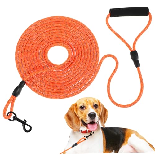 PENIKOKO Hundeleine Lang Für Hunde Zum Spazierengehen Weiches Schweres Trainingsseil Für Riemengriff Wasserdicht Langlebig Groß Klein Haustierleine Hundeschlaufenleine PENIKOKO Hundeleine Lang Für Hunde Zum Spazierengehen Weiches Schweres Trainingsseil Für Riemengriff Wasserdicht Langlebig Groß Klein Haustierleine Hundeschlaufenleine von PENIKOKO